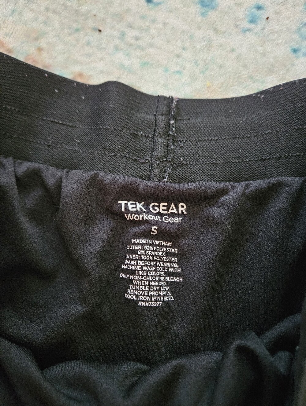 tek gear Black Women’s Athletic Running Shorts - Picture 2 of 3